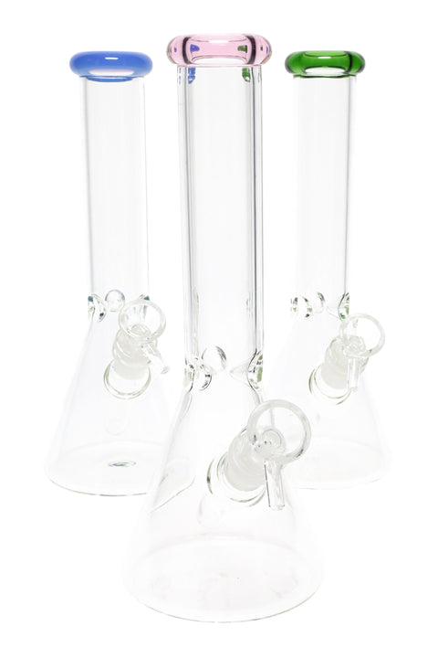 Colored Glass GoG Beaker Bong “Mini Lab” – 10″ - Weedcommerce Marketplace