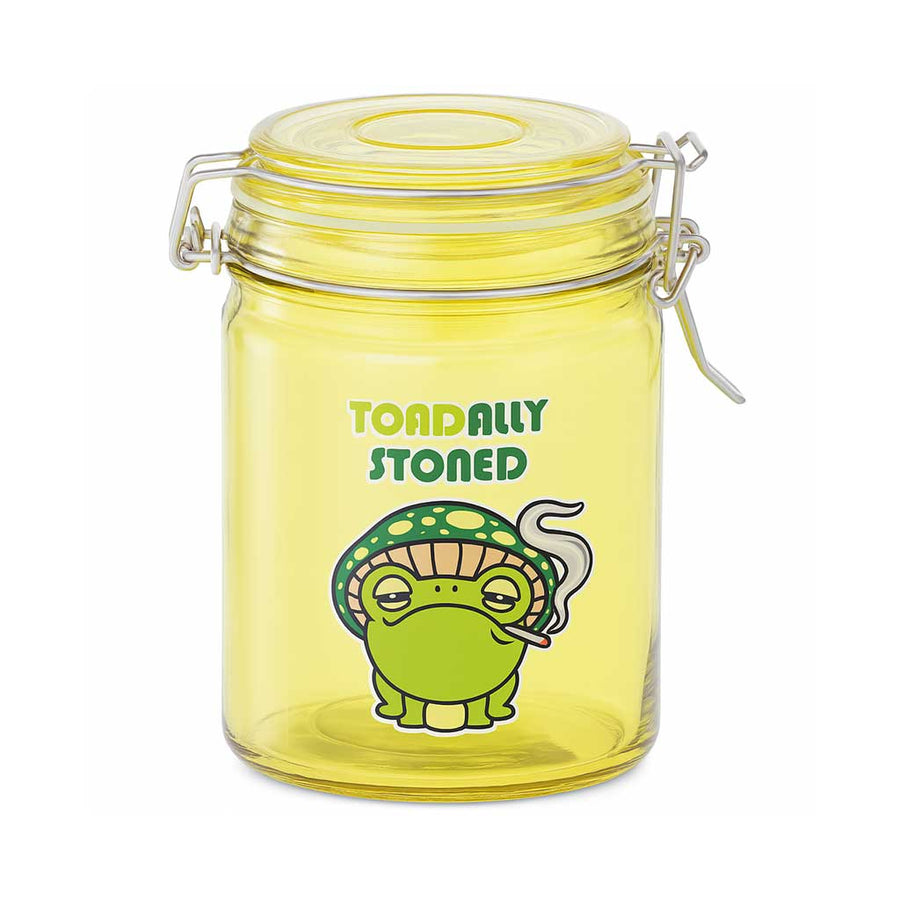 GLASS JAR WITH CLASP - Weedcommerce Marketplace