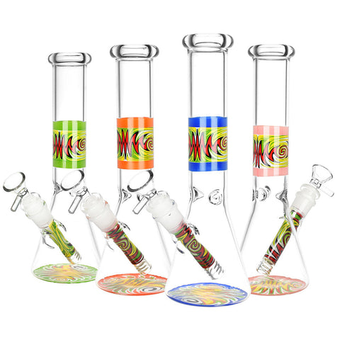 Vacillating Vibe Beaker Water Pipe - 9.75" - Weedcommerce Marketplace