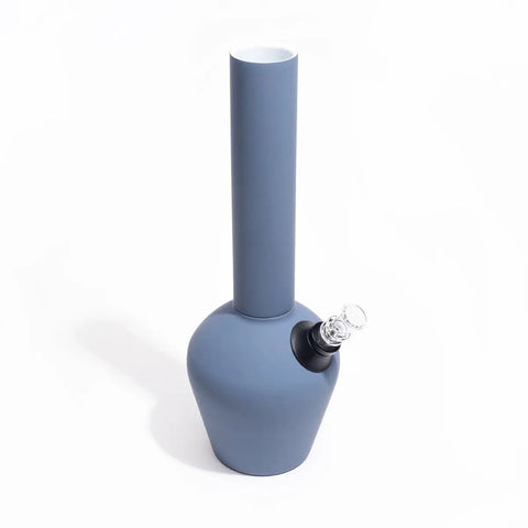 Chill - Limited Edition - Steel Blue Rubberized Bong - Weedcommerce Marketplace