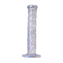 Human Grade Twisted Iridescent Tube Glass Water Pipe