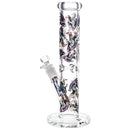 Pulsar Design Series Straight Tube Glass Water Pipe | 12" | 14mm F