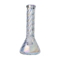 Human Grade Twisted Iridescent Beaker Water Pipe - Weedcommerce Marketplace 