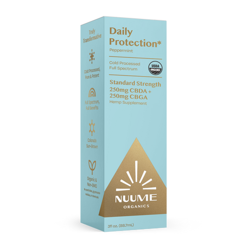 Organic CBGA+CBDA Daily Protection* Drops 250mg+250mg Peppermint - Weedcommerce Marketplace 