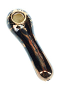 Ancient Creations Ceramics 4″ Ceramic Spoon Hand Pipe – Brass Screen – US-Made - Weedcommerce Marketplace 