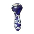 Dogg Lbs Engraved Hazely Glass Spoon Pipe - 4" / Colors Vary - Weedcommerce Marketplace 