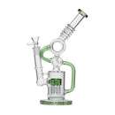 Human Grade Raygun Glass Water Pipe Percolator - Weedcommerce Marketplace 