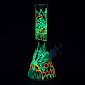 SeshGear 420 Drizzle G.I.T.D Beaker Glass Water Pipe - 10" / 14mm F - Weedcommerce Marketplace 
