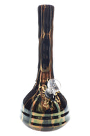 Ancient Creations 9″ Gold Sunburst Ceramic Beaker Bong