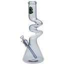 SeshGear Electro Zig Zag Beaker Glass Water Pipe - 14.75" / 14mm F / Colors Vary - Weedcommerce Marketplace 