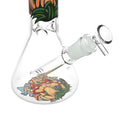 Eye Of The Shroom Beaker Glass Water Pipe - 10" / 14mm F / Colors Vary - Weedcommerce Marketplace 