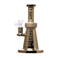 Human Grade Aztec (Sandblasted) Glass Water Pipe - Weedcommerce Marketplace 