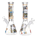 Swagged Out Hello Kitty Beaker Glass Water Pipe - 10" / 14mm F - Weedcommerce Marketplace 
