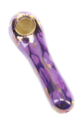Ancient Creations Ceramics 4″ Ceramic Spoon Hand Pipe – Brass Screen – US-Made - Weedcommerce Marketplace 
