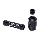 ALUMINUM GLASS PERFORATED HAND PIPE - Weedcommerce Marketplace 