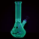 Glow In Dark Jack-O-Lantern Glass Bong - 9.25" / 14mm F - Weedcommerce Marketplace 
