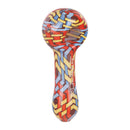 Pulsar Inside Print Glass Spoon Pipe | 4.75" - Weedcommerce Marketplace 