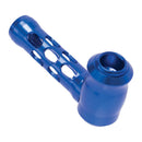 ALUMINUM GLASS PERFORATED HAND PIPE - Weedcommerce Marketplace 