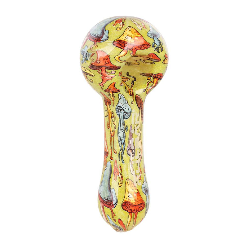 Pulsar Inside Print Glass Spoon Pipe | 4.75" - Weedcommerce Marketplace 