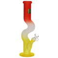SeshGear Winding Path Ombre Glass Water Pipe - 12.75" / 14mm F / Colors Vary