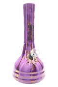 Ancient Creations 9″ Gold Sunburst Ceramic Beaker Bong - Weedcommerce Marketplace 
