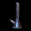 Human Grade Twisted Iridescent Beaker Water Pipe - Weedcommerce Marketplace 