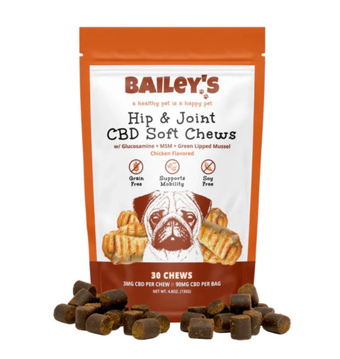 Bailey’s Hip & Joint CBD Soft Chews - Weedcommerce Marketplace 