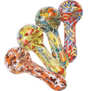 Pulsar Inside Print Glass Spoon Pipe | 4.75" - Weedcommerce Marketplace 