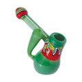 GLASS BUBBLER WITH WIG WAG - Weedcommerce Marketplace 
