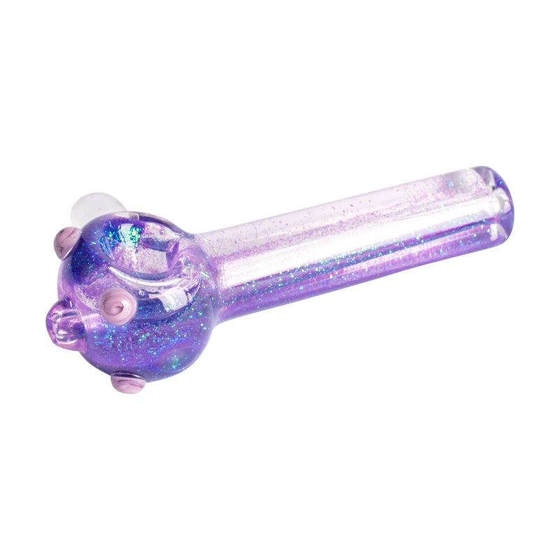 Red Eye Glass 4.5" Sparkle Liquid Glass Pipe