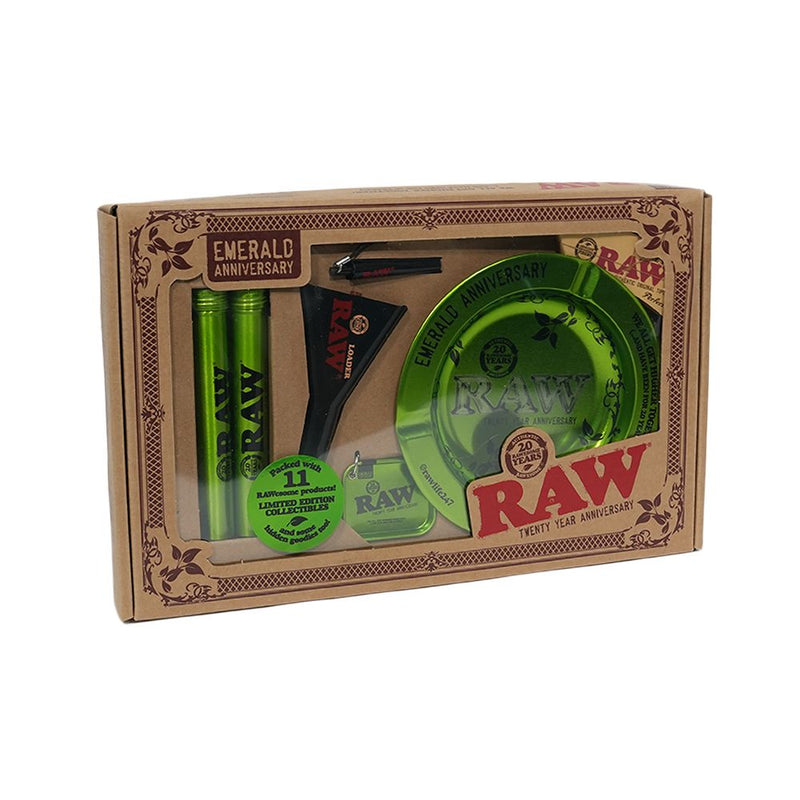 RAW 20th Anniversary Emerald Smoker's Kit - Weedcommerce Marketplace 