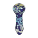 Dogg Lbs Engraved Hazely Glass Spoon Pipe - 4" / Colors Vary - Weedcommerce Marketplace 