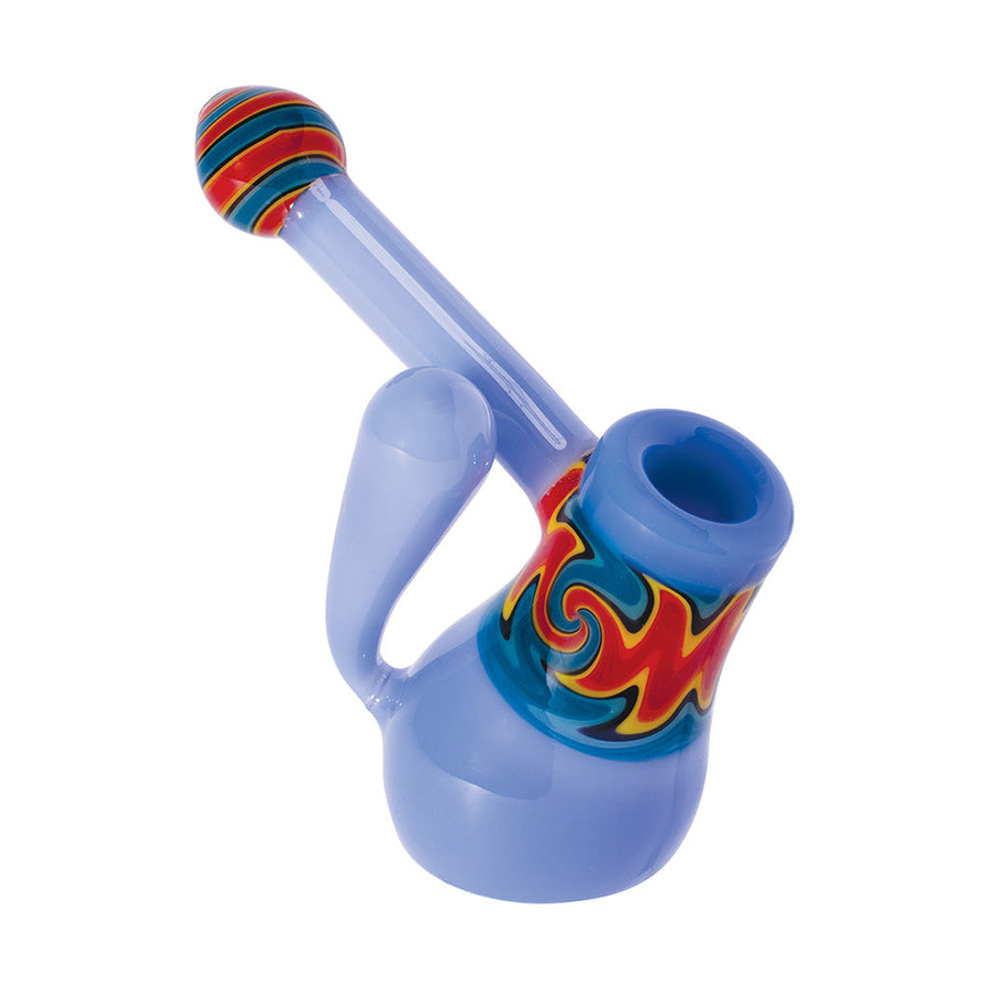 GLASS BUBBLER WITH WIG WAG - Weedcommerce Marketplace 