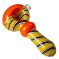 Candy Stripe Spoon with Ring Neck (Various Colors) - Weedcommerce Marketplace 