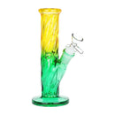 SeshGear Twist Ombre Straight Tube Glass Water Pipe | 7.75" | 14mm F - Weedcommerce Marketplace 