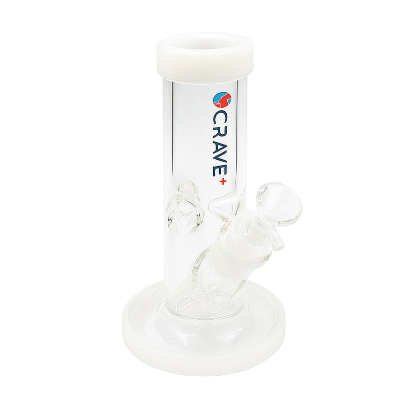 CRAVE STRAIGHT TUBE GLASS BONG - Weedcommerce Marketplace 