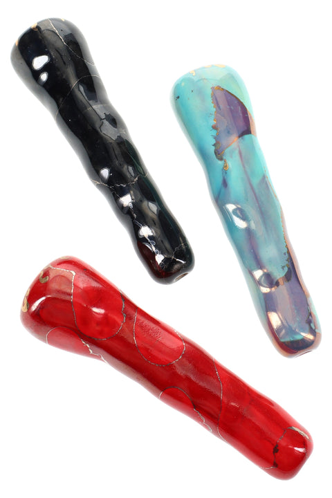 Ancient Creations Ceramics 4″ Ceramic Chunky Bat – US-Made - Weedcommerce Marketplace 