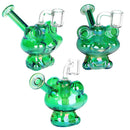 SeshGear Electro Frog Glass Dab Rig - 4.5" / 14mm F / Colors Vary - Weedcommerce Marketplace 