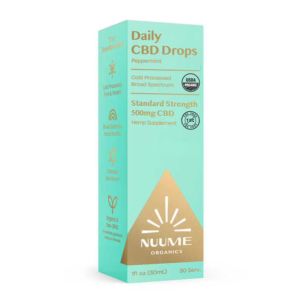 Organic CBD THC-Free Peppermint Drops 500mg - Broad Spectrum - Weedcommerce Marketplace 