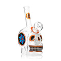 Dia De Los Muertos Skull Bong 6.1" - Weedcommerce Marketplace 