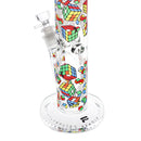Pulsar Design Series Straight Tube Glass Water Pipe | 12" | 14mm F