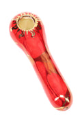 Ancient Creations Ceramics 4″ Ceramic Spoon Hand Pipe – Brass Screen – US-Made - Weedcommerce Marketplace 