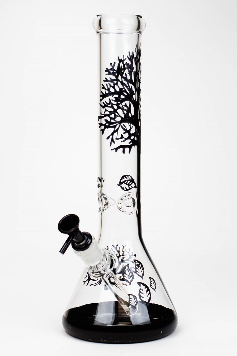 14" Tree of Life classic beaker glass bong