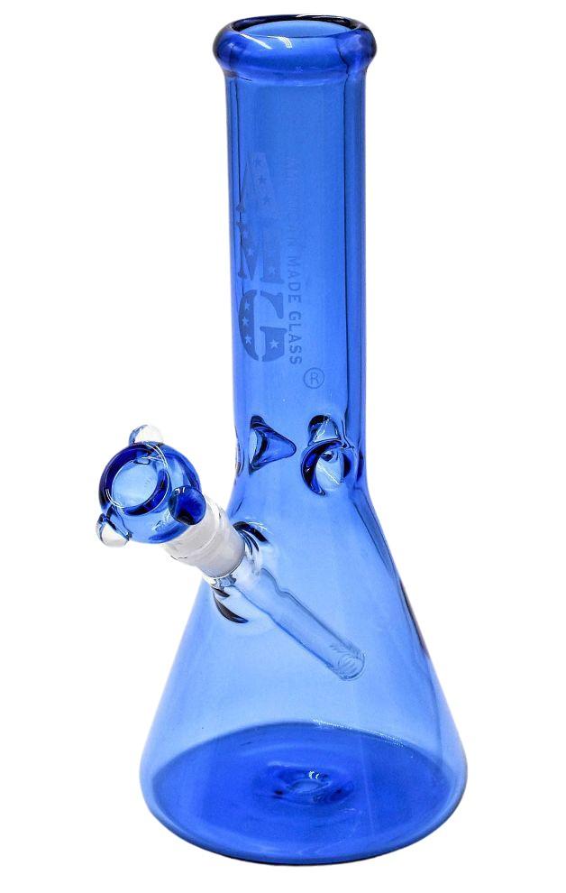 12" American Made Glass Ice Catcher Beaker Bubbler - Color May Vary - (1 Count)