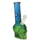 9.5" Skull Face Soft Glass Ice Catcher Beaker - Color May Vary - (1 Count, 3 Count OR 6 Count)
