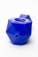 Silicone hand pipe with multi holes glass bowl