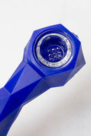 Silicone hand pipe with multi holes glass bowl