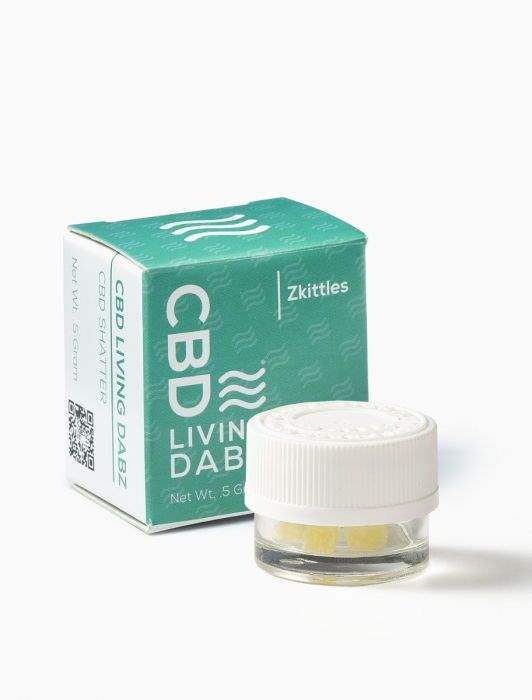 CBD Living Dabz Shatter - Zkittles 500 mg