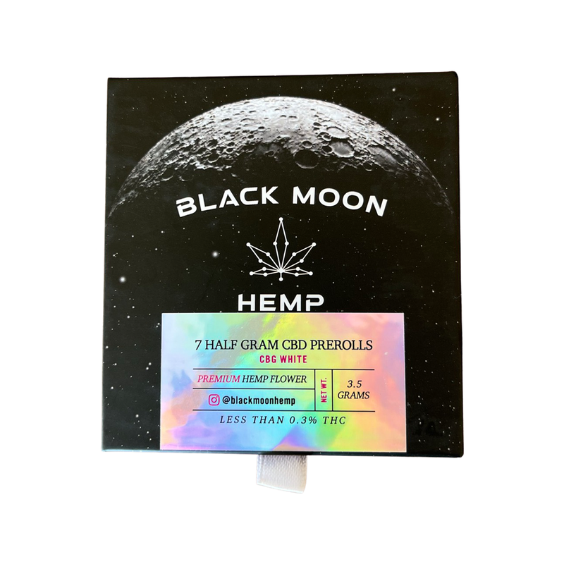 Black Moon Hemp CBG White