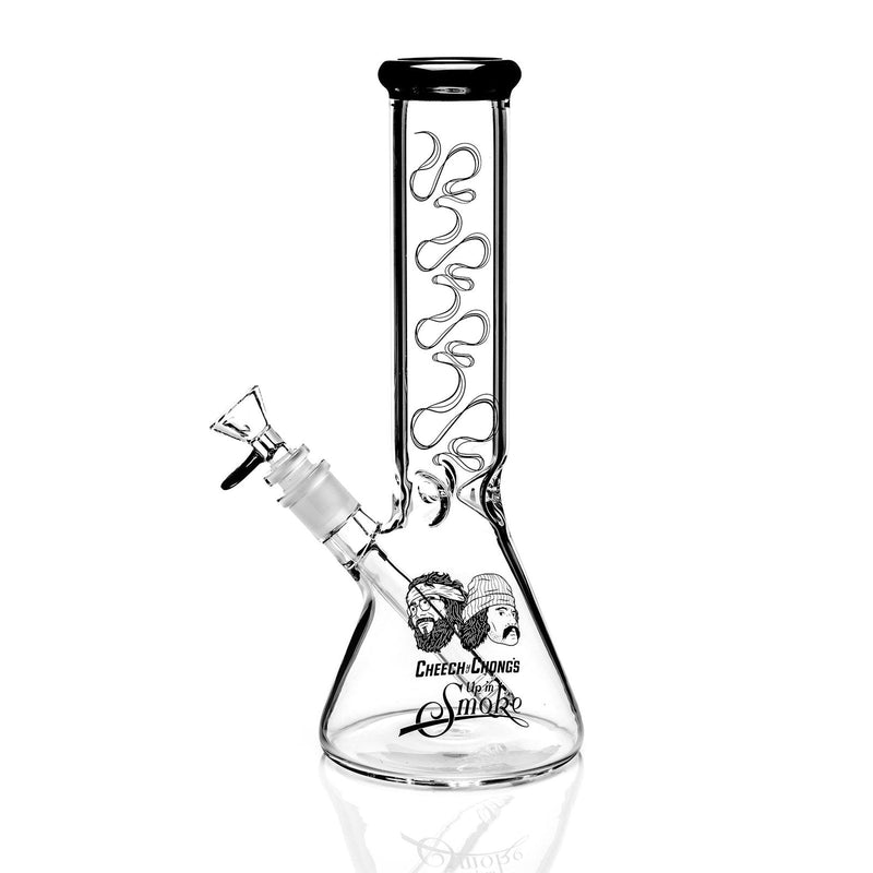 12" Cheech and Chong's Beaker Water Bubbler-1 Count